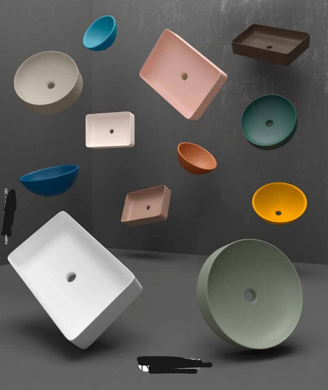 Lavabos Solid Surface en múltiples colores